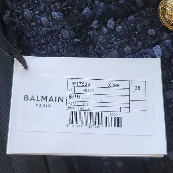 Balmain Structured Tweed Jacket - Picture 7 of 9